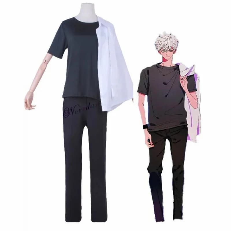 CyLINK CLICK XiaoShi Cosplay Anime DEVIL GAME LuGuang Qiao Ling Cheng XiaoShi Giacca Uniforme Parrucca Halloween Party Costume Cosplay