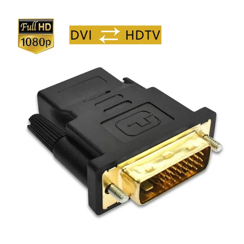 DVI compatible cable adapter 24 + 1 to HDTV 1080P Bidirectional connector converter DVI male to female HDTV for PC portable TV Box