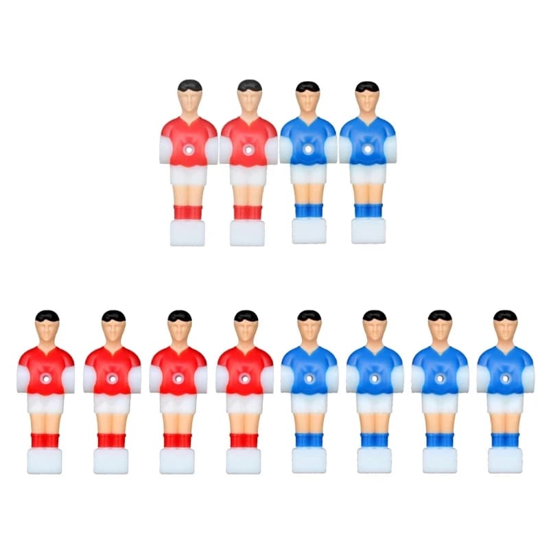 Giocatore di poker Tavolo Calcio Macchina Parte Calcio Uomo Figure Matraquilti Mens Tavolo Calcio Mens Giocatore di calcio Statue