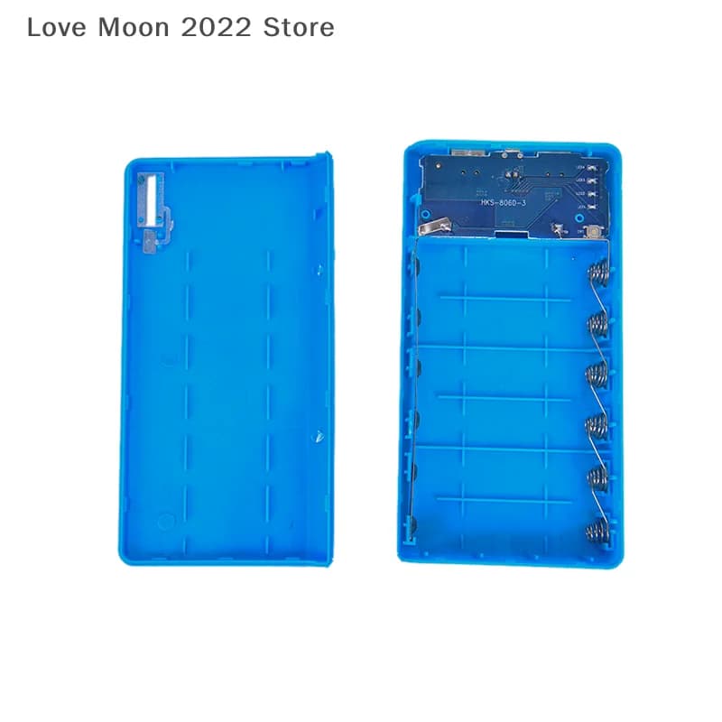 Power Bank Shell Case 2A 6x18650 Charger DIY Box Kit Battery Board No Battery