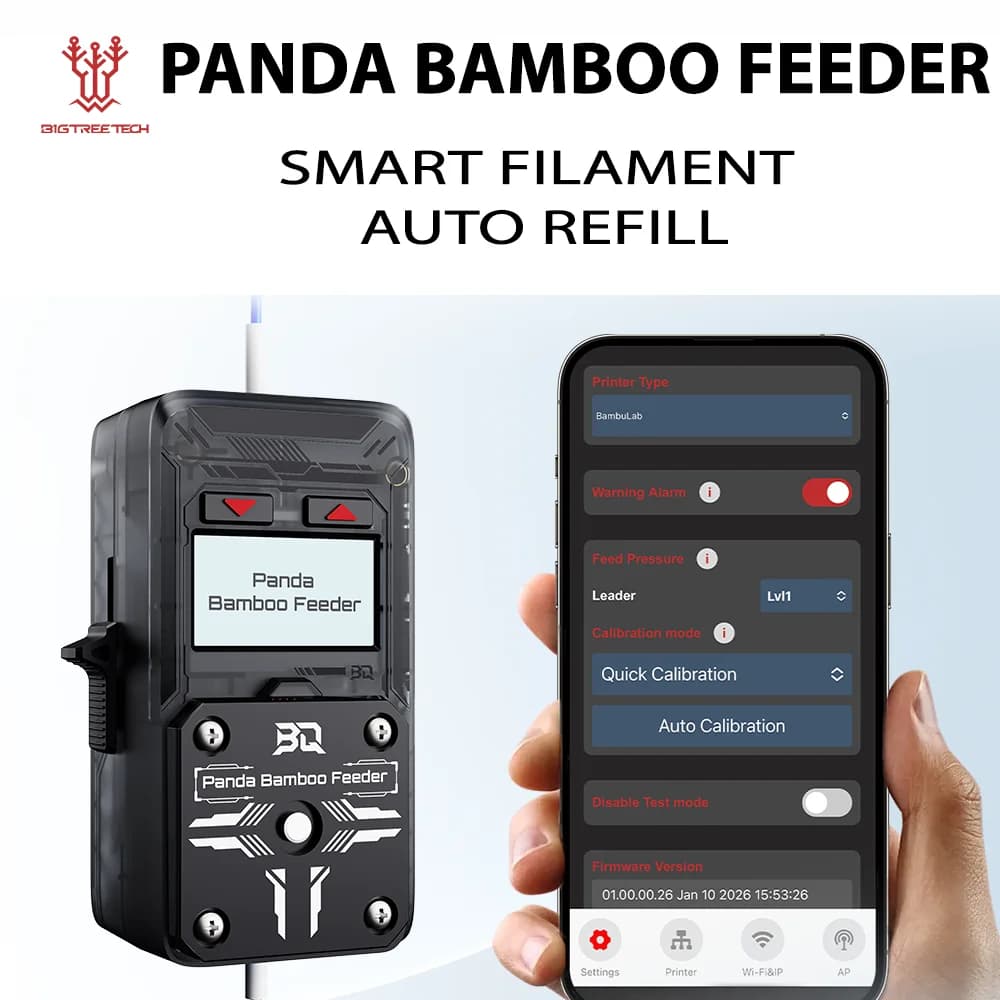 Ricarica Intelligente di Filamento BIGTREETECH per Stampanti FDM Bambu Lab PXA, Alimentatore PANDA BAMBOO, Accessori per Stampanti 3D, Buffer Automatico per Filamento