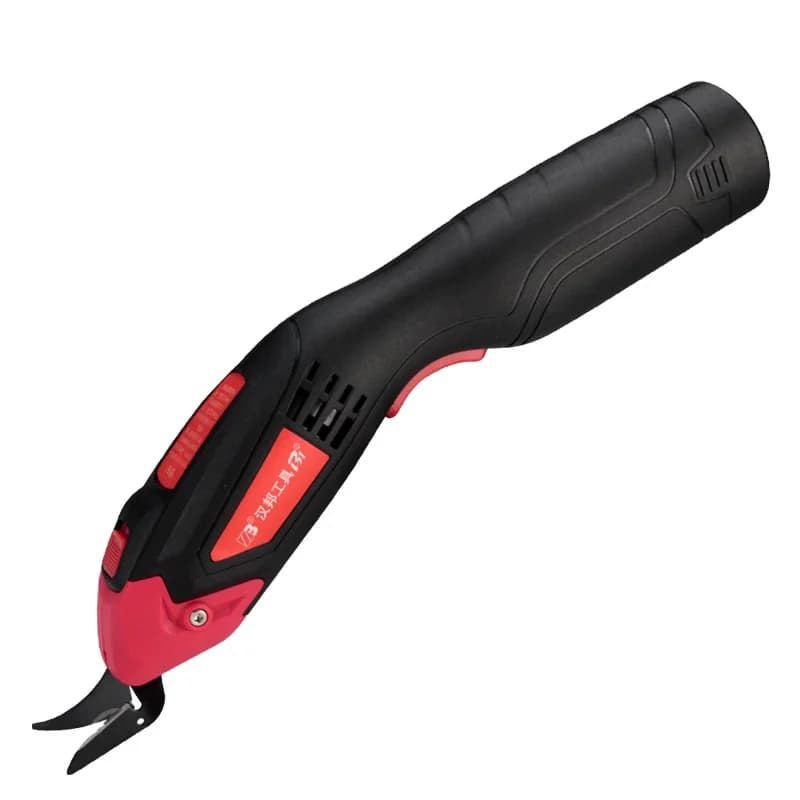 Battery Powered Shelves Instruments Lithium Ion Rechargeable Battery Electric Scissors Fabric Cutting Machine