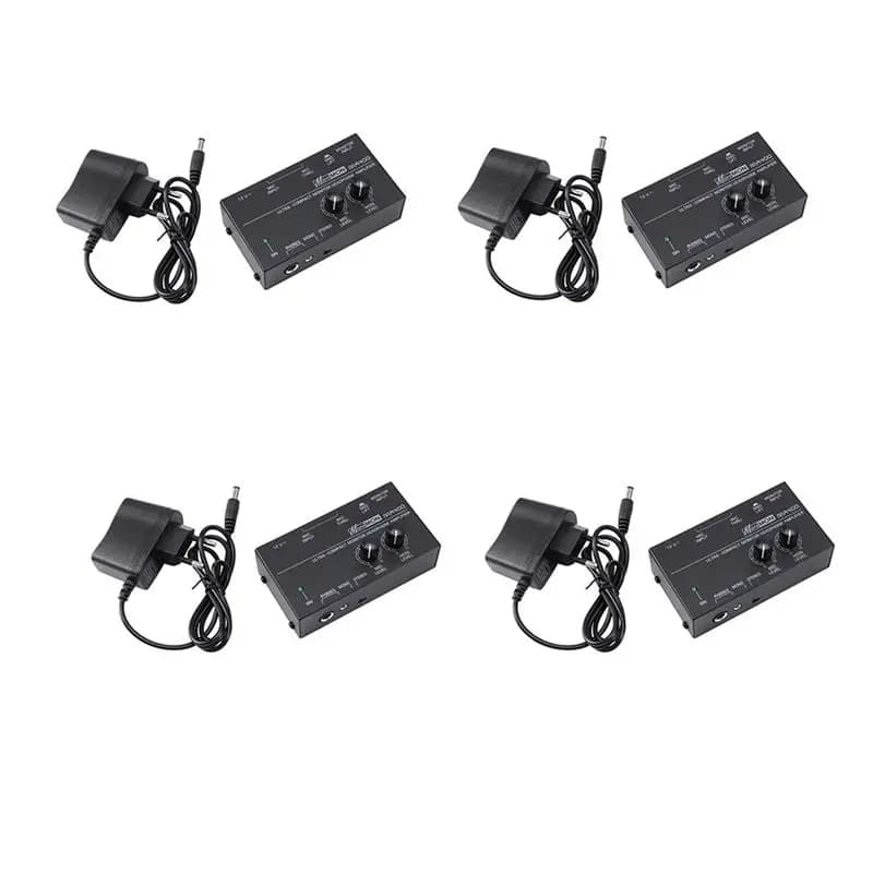 N36R-4X Ma400 Headphone Preamplifier Microphone Preamplifier Headphone Preamplifier Personal Monitor Mixer,Eu Plug