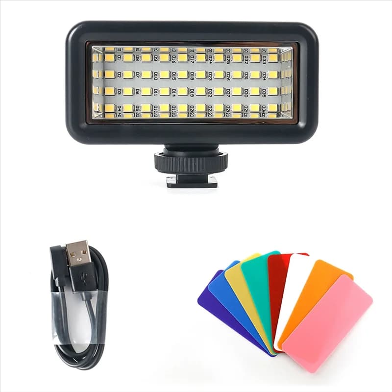-[A51I Digital]Lampada subacquea impermeabile per immersioni, illuminazione per fotografia subacquea per fotocamera d'azione Gopro Cellphone