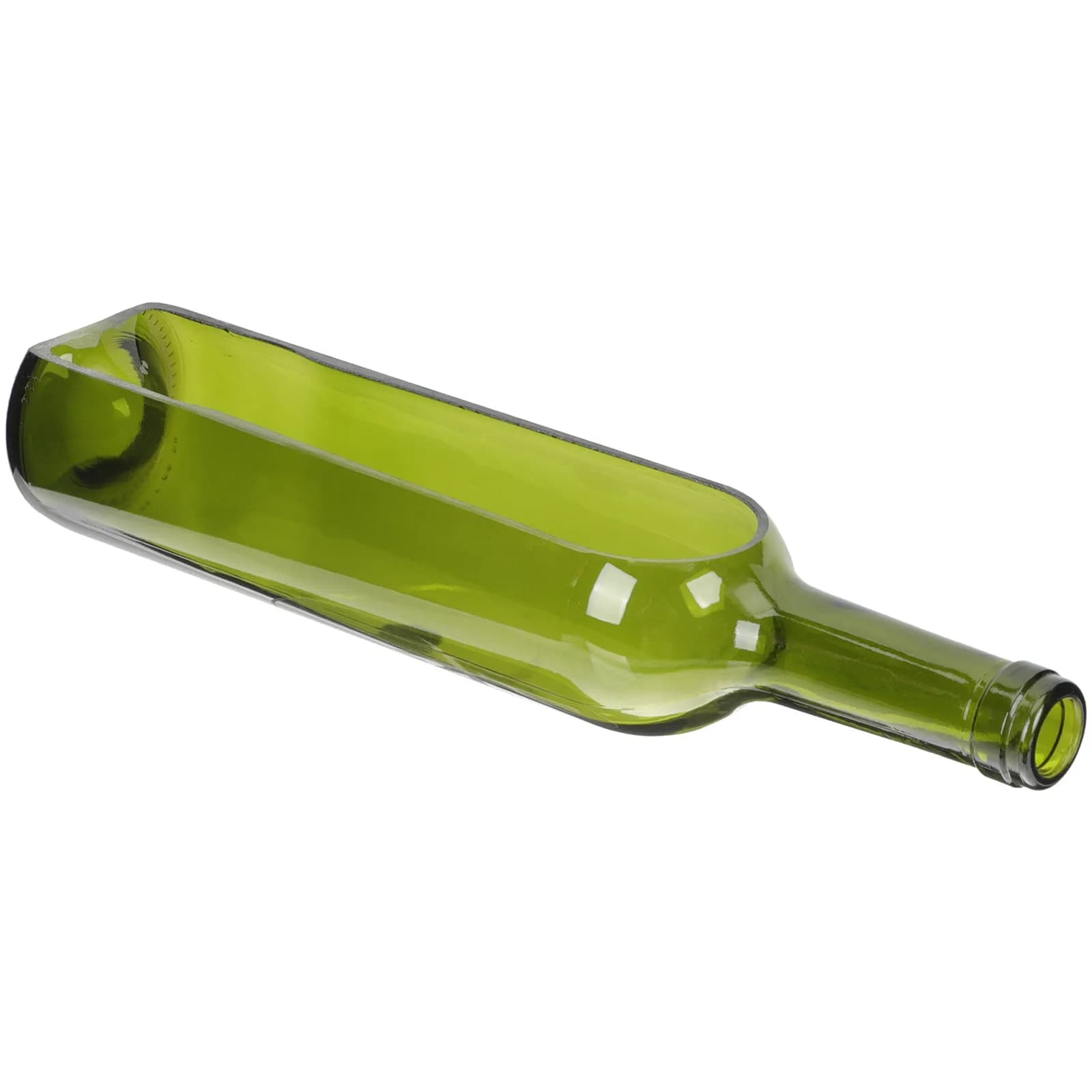 Piatto Sospeso per Bottiglia di Vino, Moderno Piatto Premium in Vetro per Insalata, Superficie Liscia, Vassoio per Snack e Dessert per Casa e Ristorante