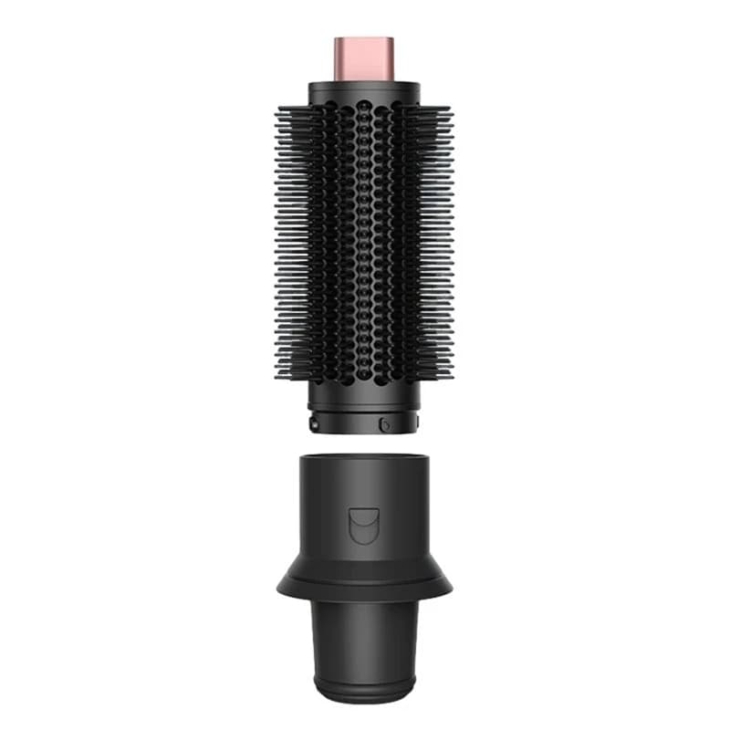 YCOC-For Dyson HD02 HD03 HD04 HD08 HD15 HD16 For Fluff Up Volumize Large Round Volumizing Brush With Hair Dryer Adapter B