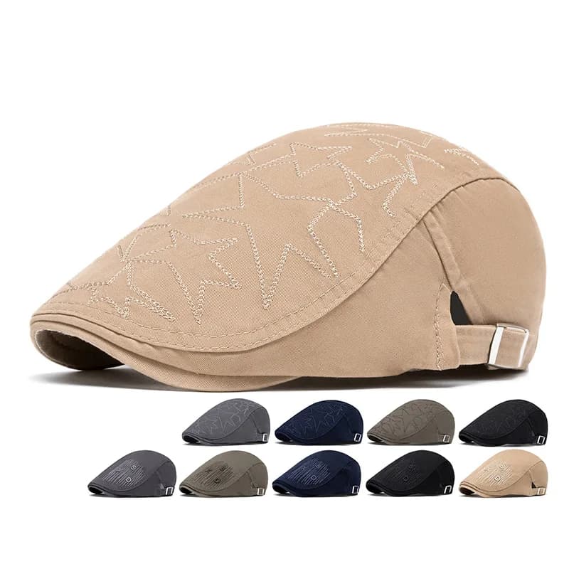 Cappello da baseball ricamato da uomo, berretto da giocoliere britannico, cappello da sole primaverile/estivo per esterni, berretto da pittore