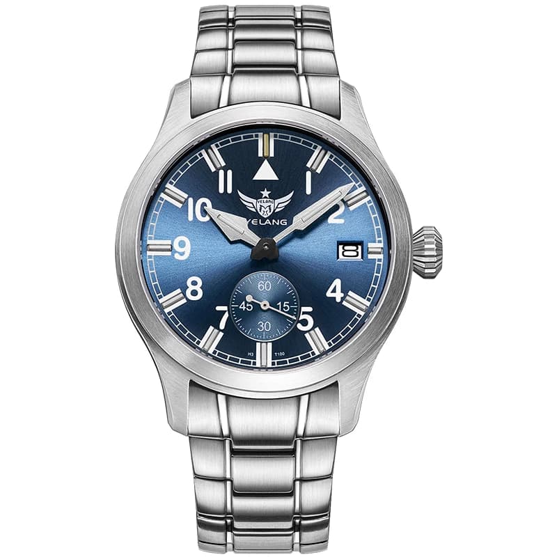 Yelang Men Quartz Watch 42MM Pilot Military Wristwatch Diver 10ATM Waterproof Luminous Tubes Sapphire Mirror VL58 Mov