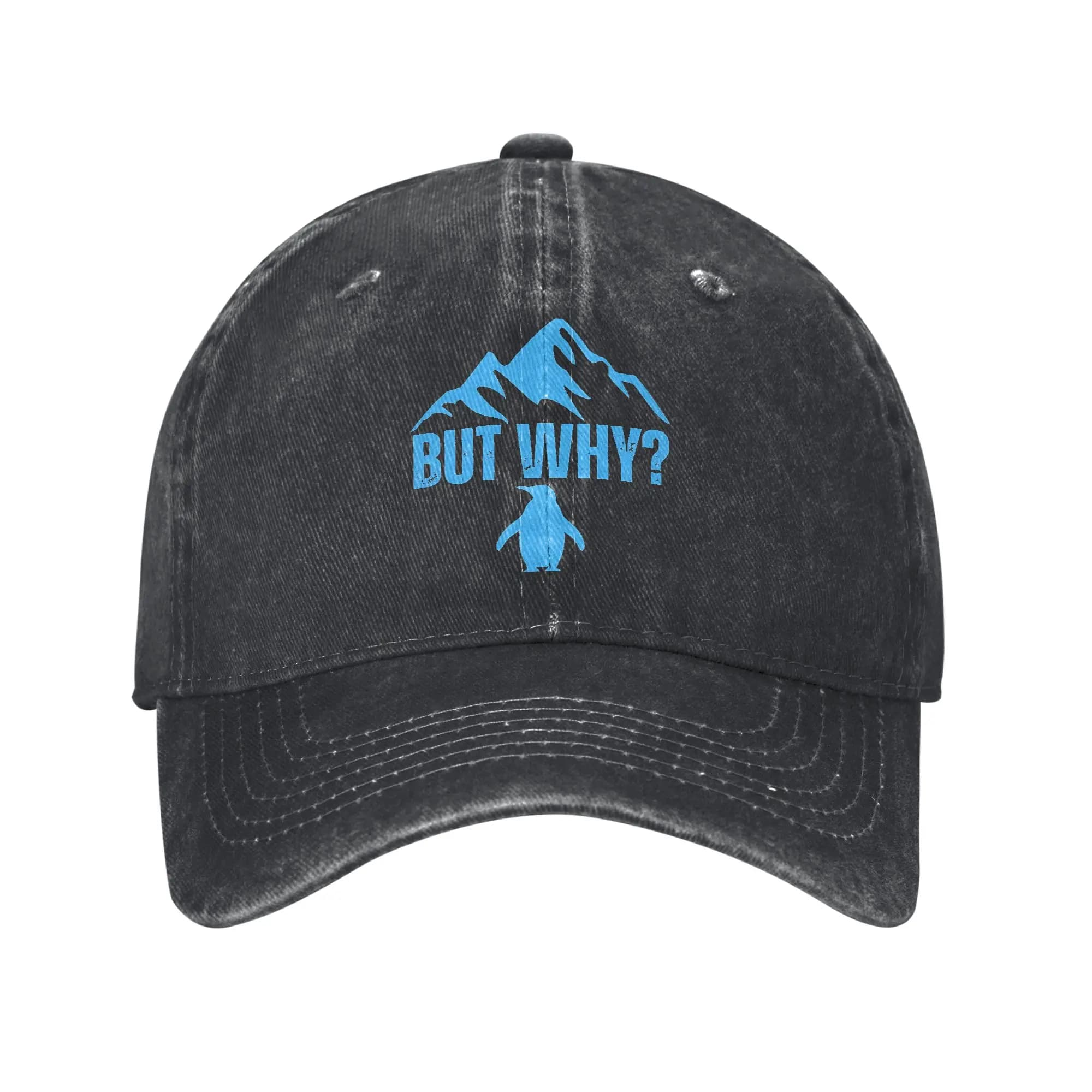 Cappellino da Baseball The Nihilist Penguin But Why Summer, Cappello Trucker Elegante, Unisex, Stampa Kpop Rock, Traspirante