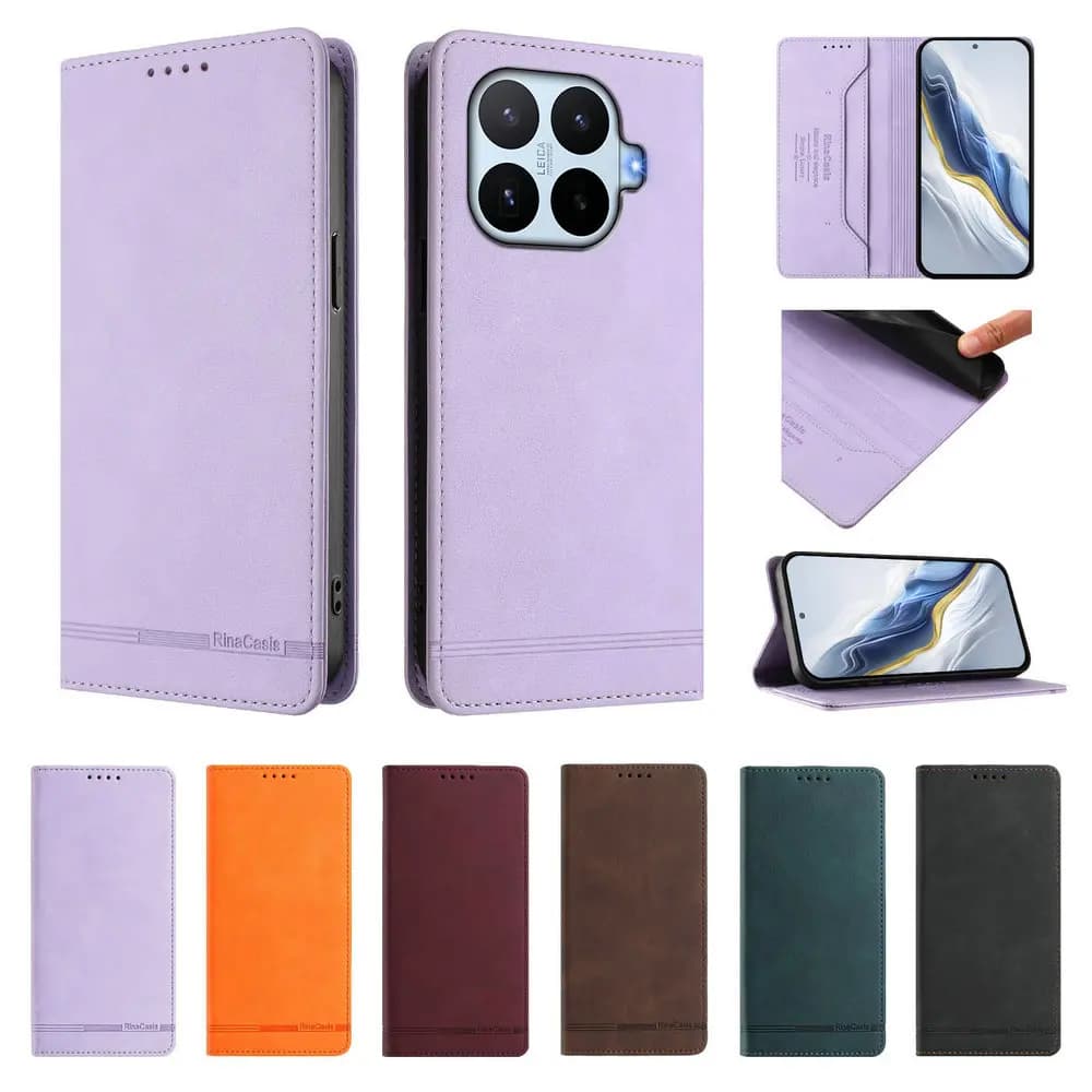 Flip Case For Xiaomi 17T Pro 5G 2026 Magnetic Leather Wallet Funda for Xiaomi 17T Luxury Book Cover Mi 17T 17 T Pro Capa