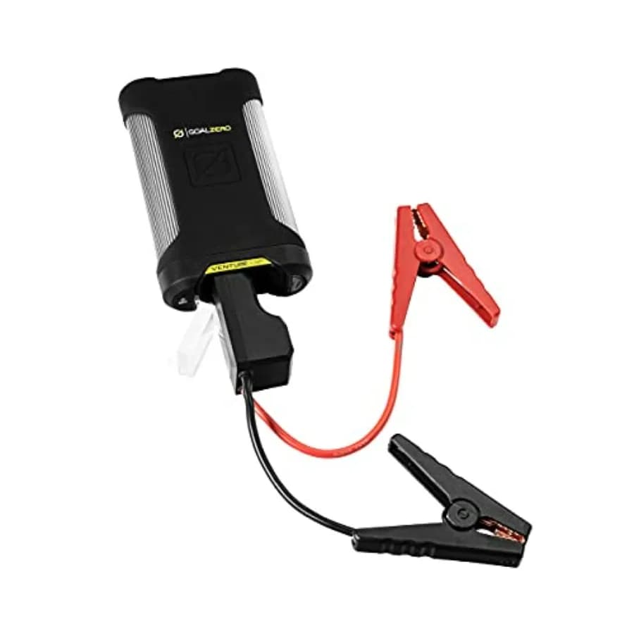 Avviatore di Emergenza Portatile da 800 Amp con Uscite USB, Torcia da 45 Lumen, Grado di Protezione IP67, Nero, per Avviamento Batterie di Veicoli d'Emergenza