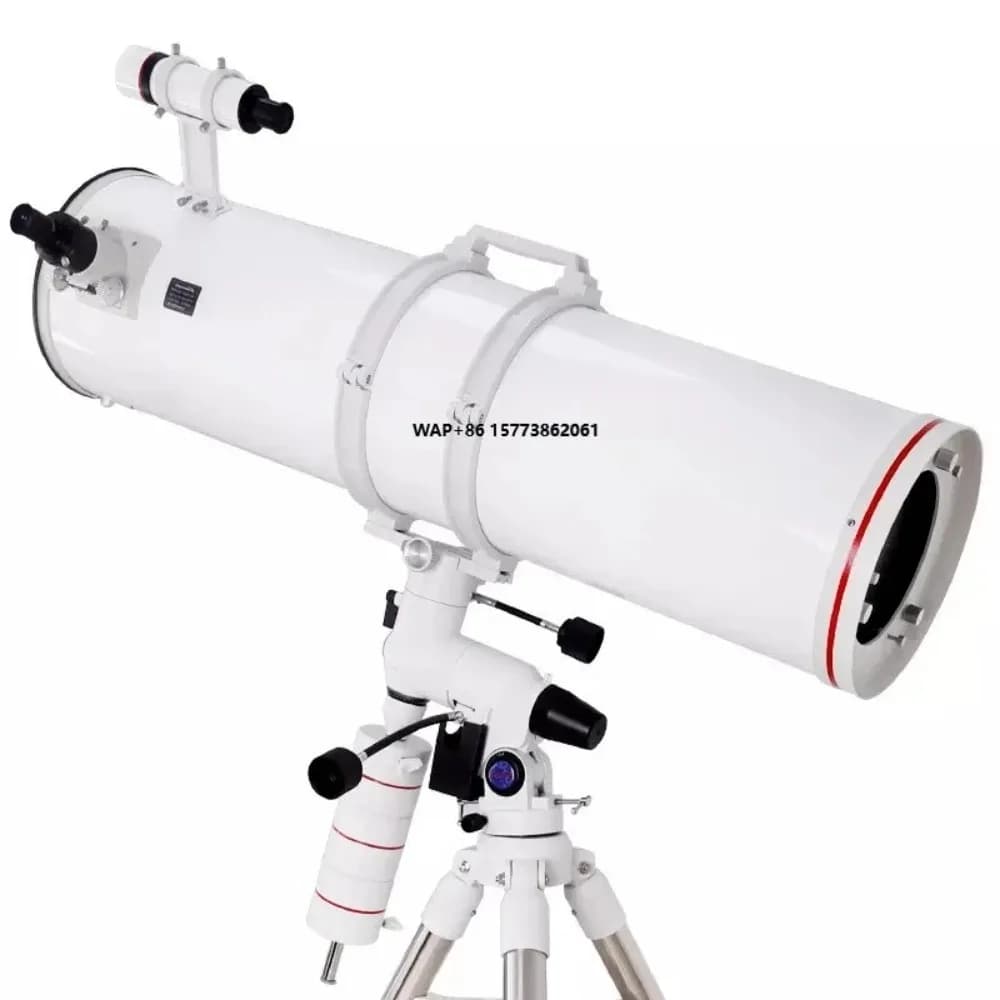 Telescopio riflettente da 8 pollici da 203 mm Telescopio astronomico parabolico con tracciamento automatico ad alta risoluzione con supporto equatoriale