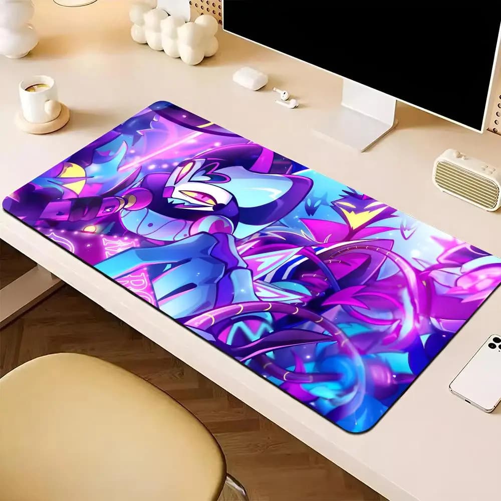 Helluva Boss Mouse Pad gioco teclado XXL Mouse Pad Computer di grandi dimensioni Laptop Tastiera antiscivolo Tappetino da scrivania Mousepad