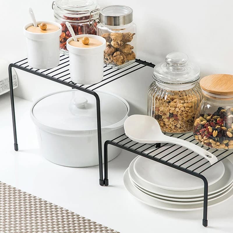 Iron Cooking Shelves Spice Jars Dressing bottles Organizer for storing shoes Lavello scolapiatti Floor shelf