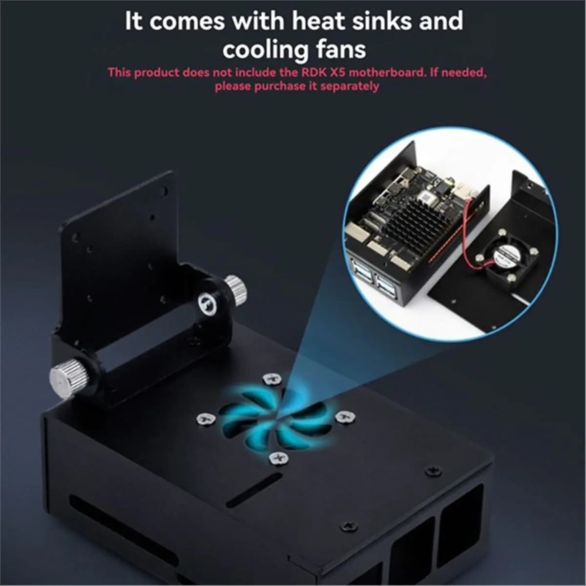 OKgood Custodia Protettiva Sicura per Scheda RDK X5 con Supporto per Telecamera, Protezione Avanzata, Facile Installazione, Ideale per Elettronica Fai-da-te