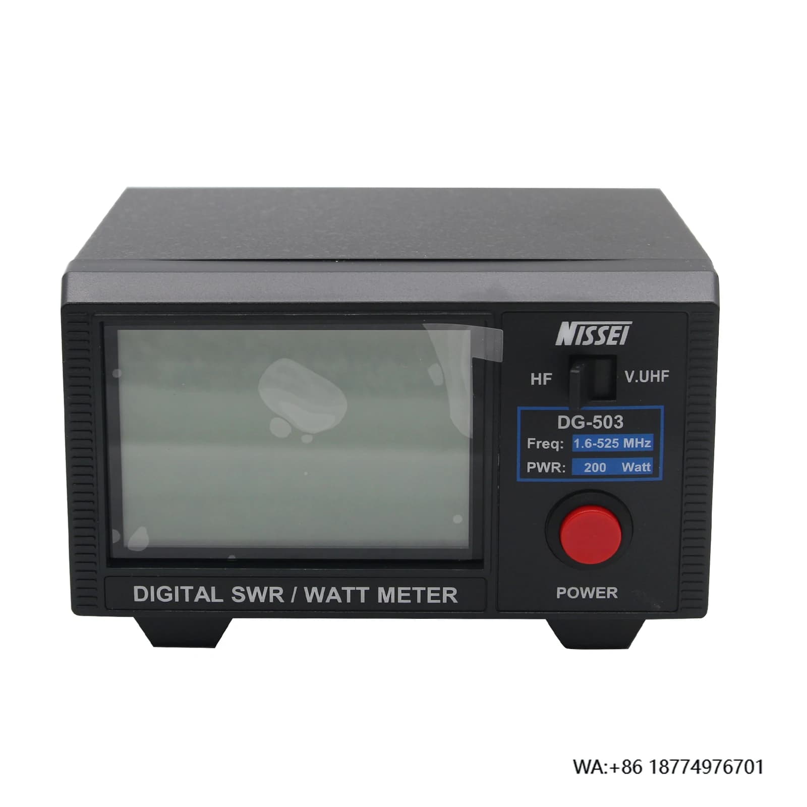 DG-503 Radios digitali bidirezionali Walkie Talkie SWR WATT Meter con LCD da 3,5"