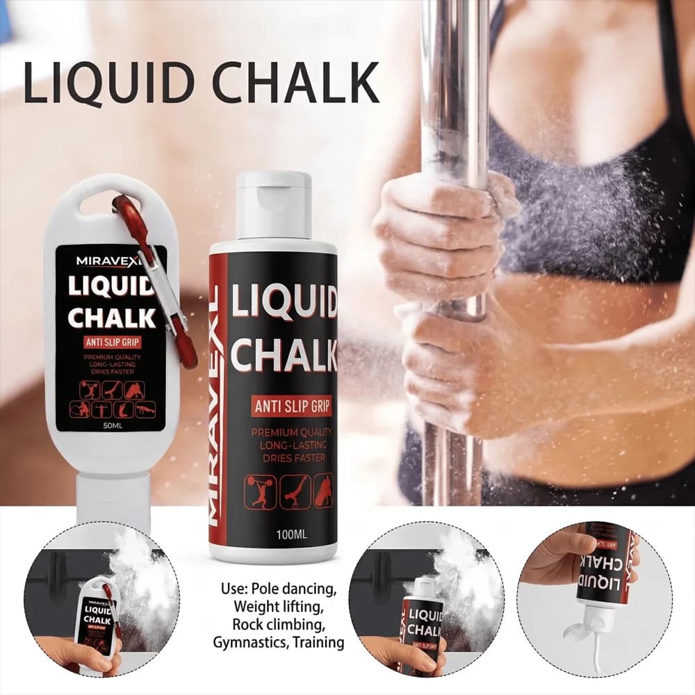Chalk Anti Slip Grips Cream for Gym Workout Weight Lifting Rock Climbing Pole Dancing Gymnastics Hand Sweatproof Enhancers Paste