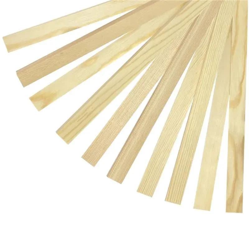 ABWR-10 Pezzi Set di Guide per Stendere la Pasta in Argilla, 5 Misure, in Legno, per Ceramica e Argilla Polimerica, Durevoli