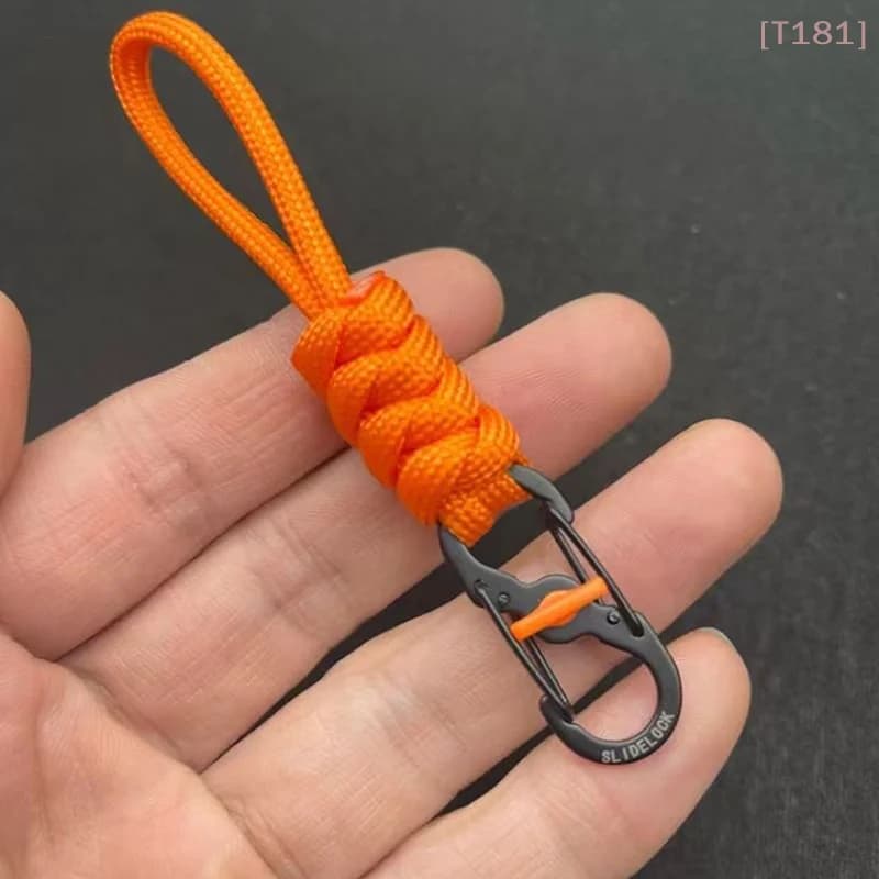 Cordino portachiavi antifurto e antismarrimento a forma di 8 da 10 cm con blocco, fibbia portatile da esterno per appendere