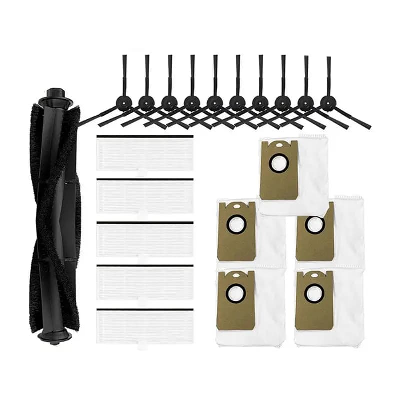 AEE8-For Arnagar S8 Pro Robot Vacuum Cleaner Main Side Brush Hepa Filter Dust Bag Mop Cloths Rag Replacement Parts