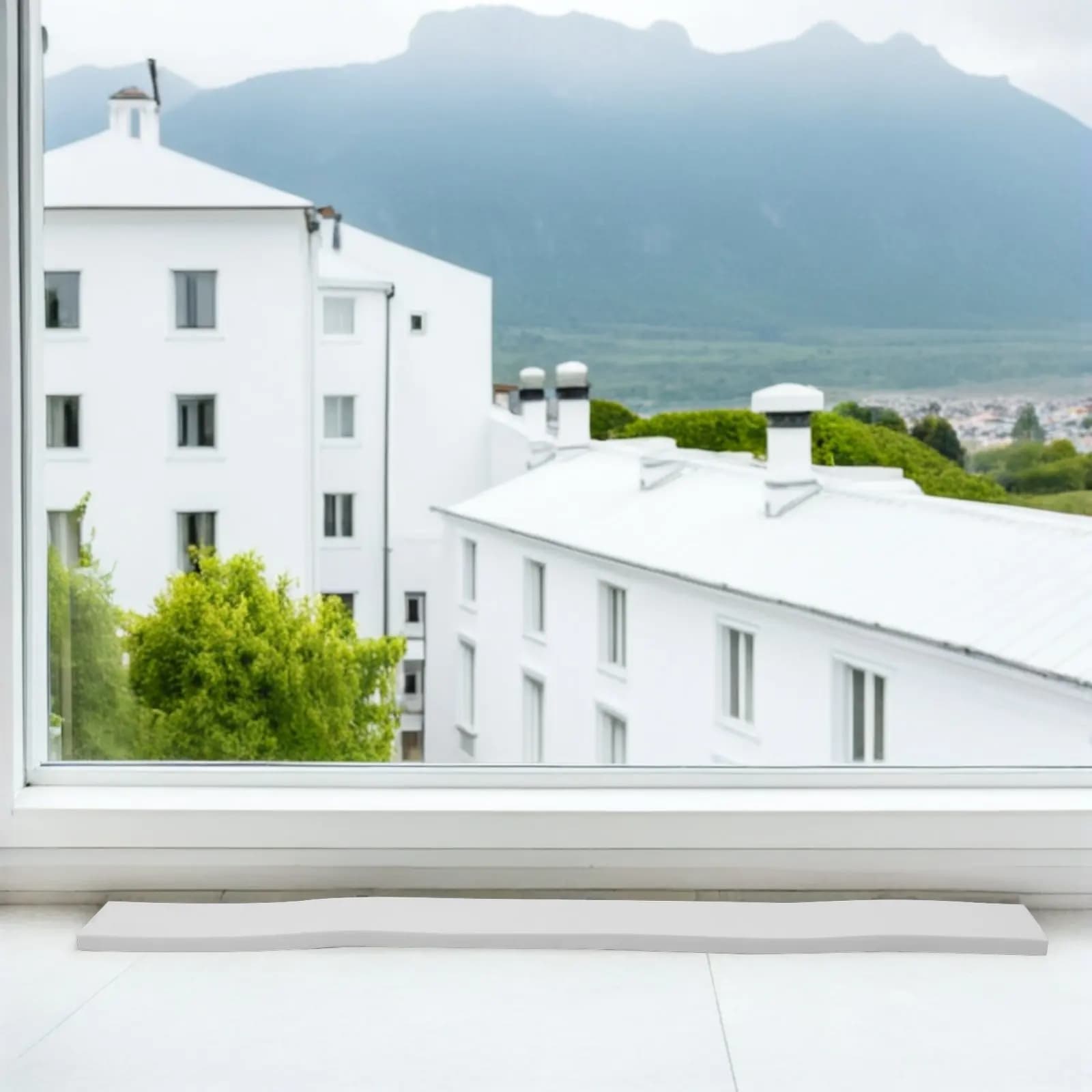 Window Sill Sponge Absorber Strip White High Absorbency Foam Weatherstripping Anti-Leakage Moisture Barrier Door Window Ac Gap