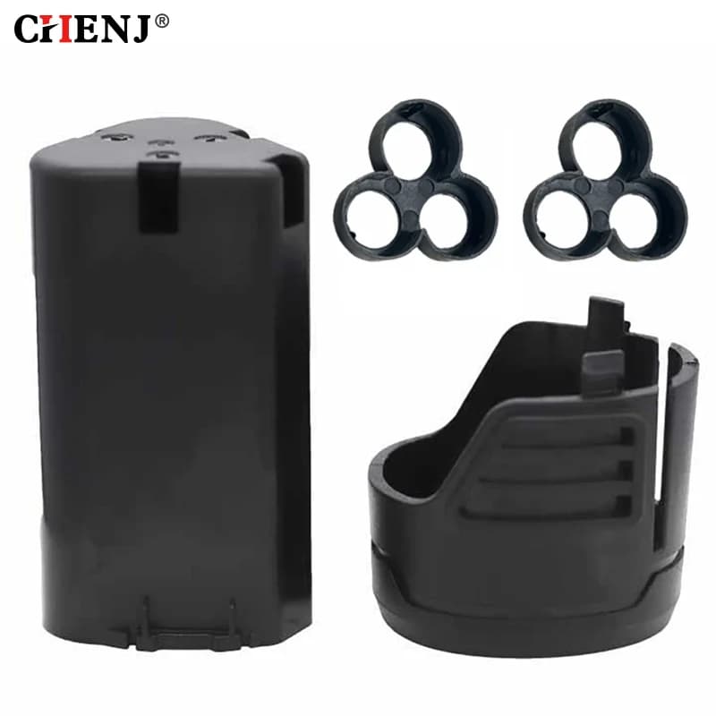 Set di 1 custodia in plastica per batteria ricaricabile agli ioni di litio, custodia per batteria ricaricabile per trapano elettrico al litio, custodia per batteria al litio da 12V