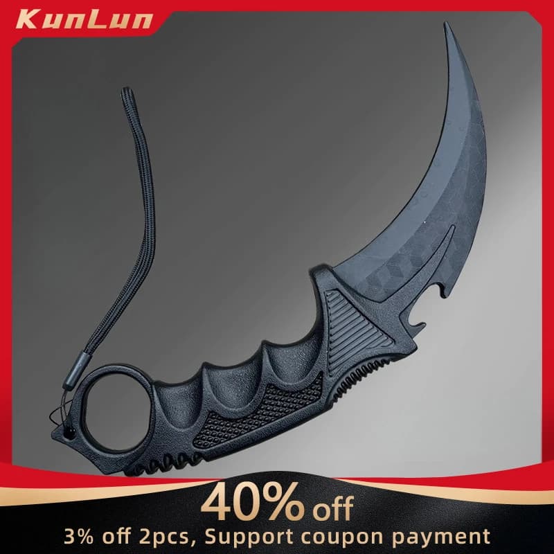 Go Go Game Periphreals Coltello ad artiglio Modello di arma artigianale in plastica Ornamenti da scrivania da collezione Puntelli Cosplay Regalo creativo per il giocattolo del ragazzo