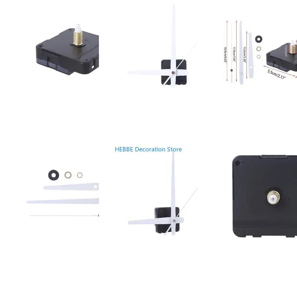 B0KC DIY Wall Clock Movement Mechanism Repair Parts Replacement Kits Silent
