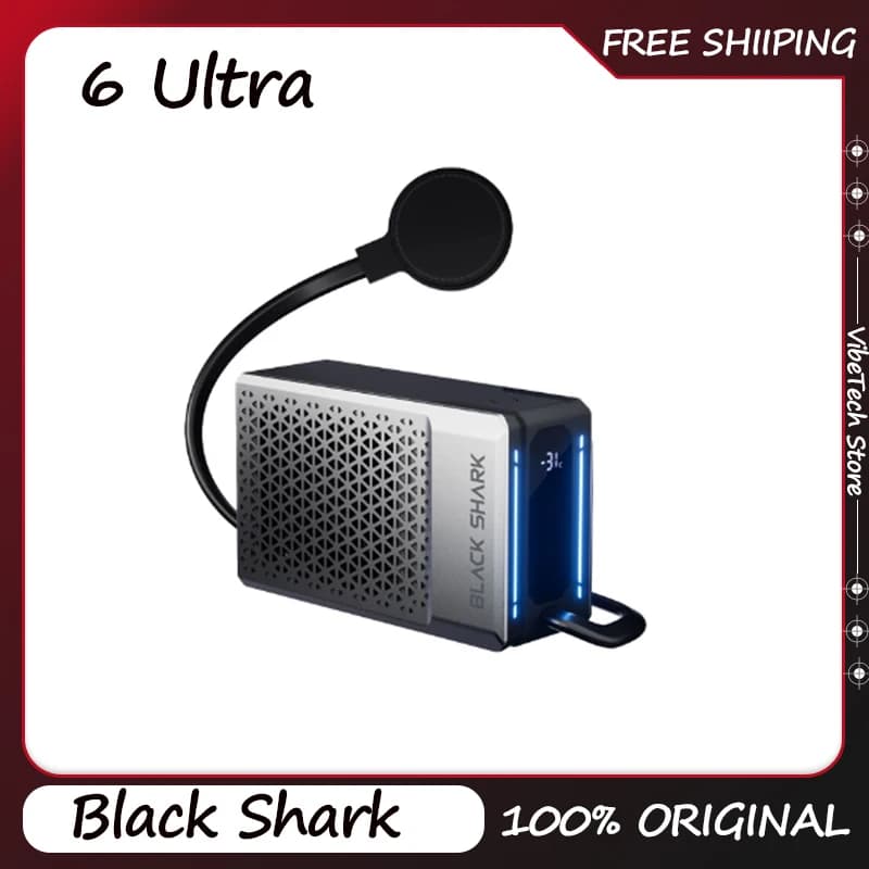 Radiatore a raffreddamento liquido Black Shark 6 Ultra, clip posteriore per telefono con raffreddamento a semiconduttore, silenzioso, per giochi Android e iOS