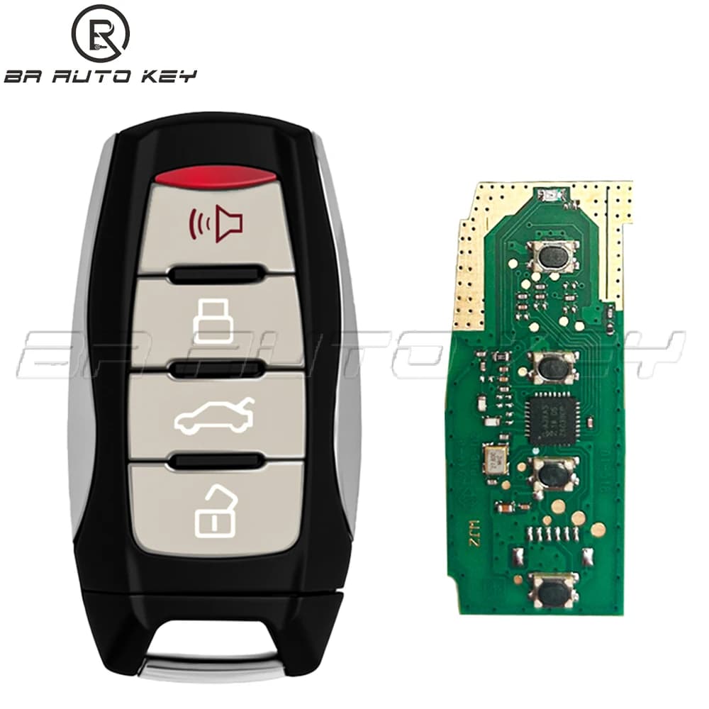 Chiave telecomando per auto a 4 pulsanti per Great Wall Haval Jolion F7 F7X H2S H4 H6 2018 2019 2020 2021 433mhz ID47/ID4A Chip