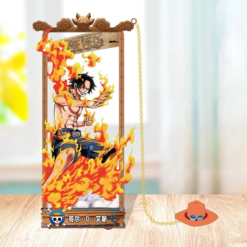 One Piece Metal Bookmarks with Cartoon Characters, Anime Accessories for True Fans