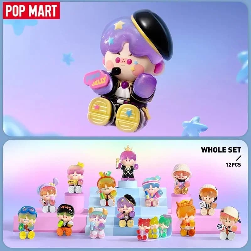 POP MART PINO JELLY Star Project Series Blind Box Toys Kawaii Anime Action Figure Sorpresa Scatola misteriosa Bambole Regalo per ragazze