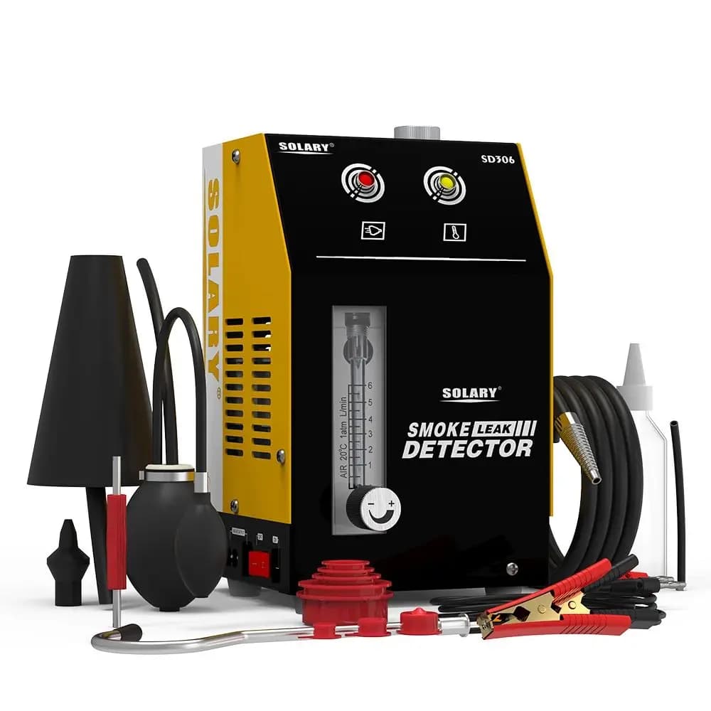 Rilevatore di perdite per macchina del fumo automobilistico-Solary 12V DC Tester diagnostico del fumo sottovuoto pompa dell'aria incorporata