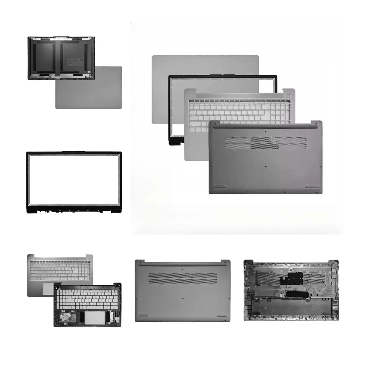 New for IdeaPad Slim 3 15IRU8 15IAN8 5AMN8 laptop LCD back cover, front bezel, hinge cover, palmrest, bottom case, housing
