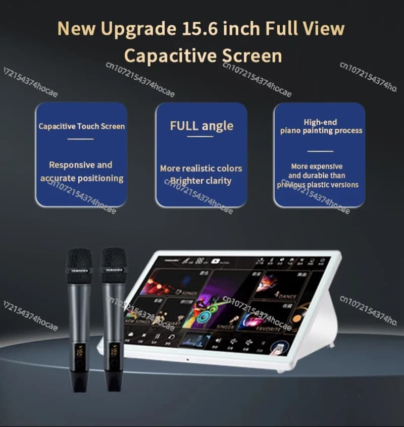 Nuovo 2025 InAndOn Ultimo 18.5 5-in-1 4T Lettore musicale karaoke portatile professionale Macchina durevole Sistema Home Theater Party KTV