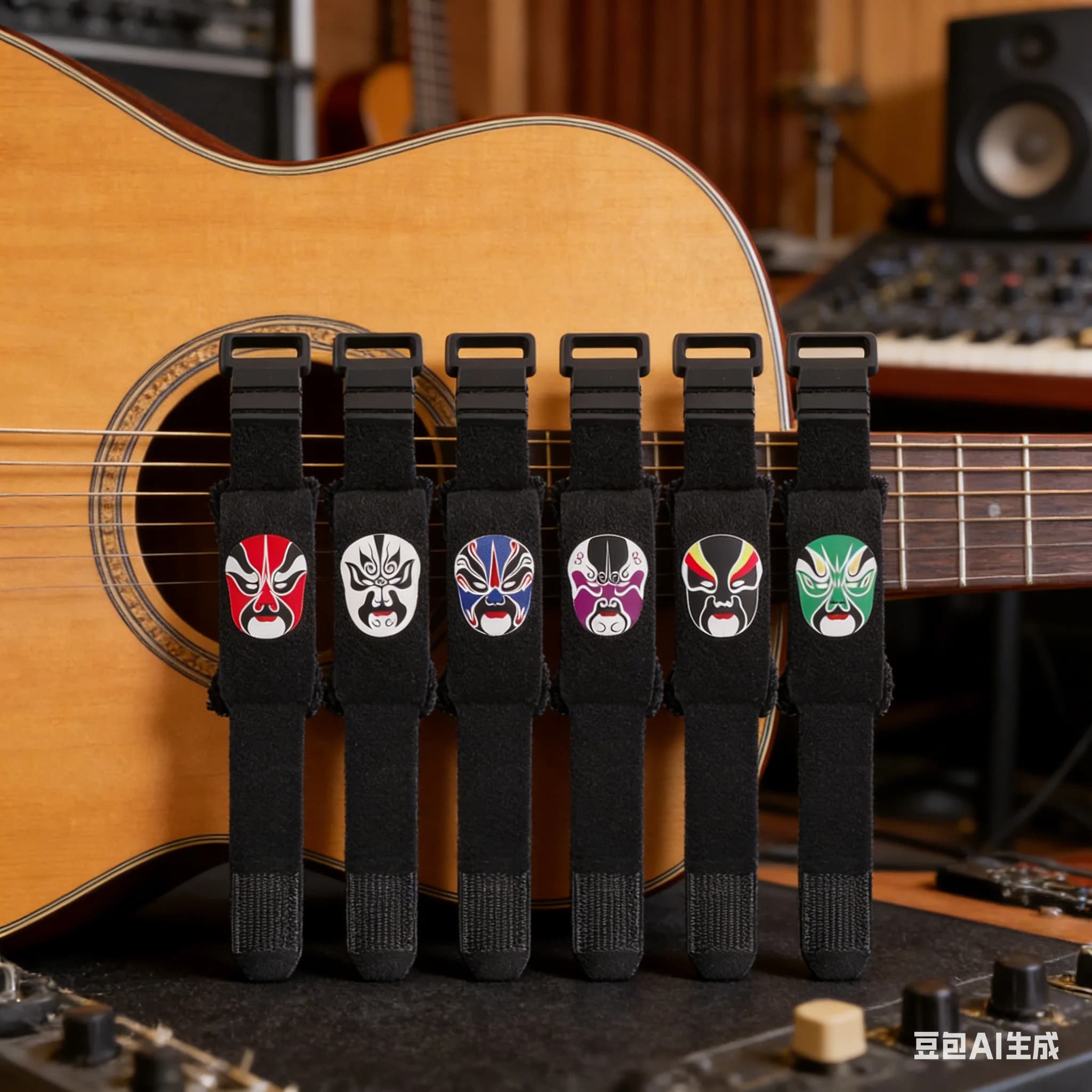 1pc Corde per chitarra Cinghia muta Vari modelli Smorzatore di rumore Cintura silenziosa per chitarra/ukulele/basso Accessori per strumenti a corda
