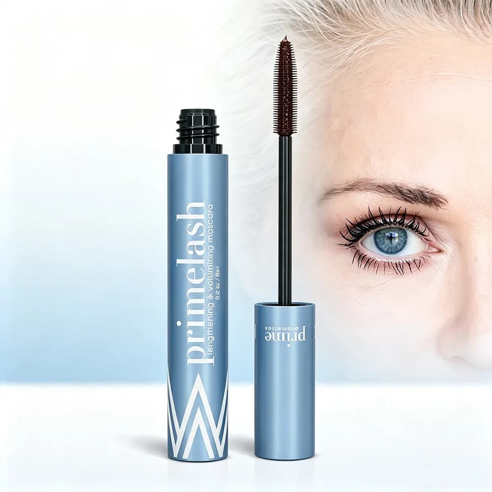 Prime Prometics PrimeLash Mascara for Older Women – Long-Stay, Zero Clumps, Hypoallergenic (Black)
