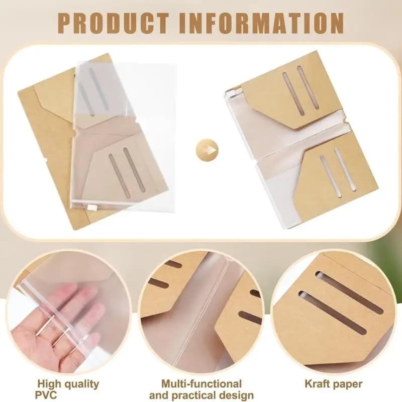 Y1UB 12Pcs Leather Paper Notebook Accessories For Organizing Travel Planners Diary