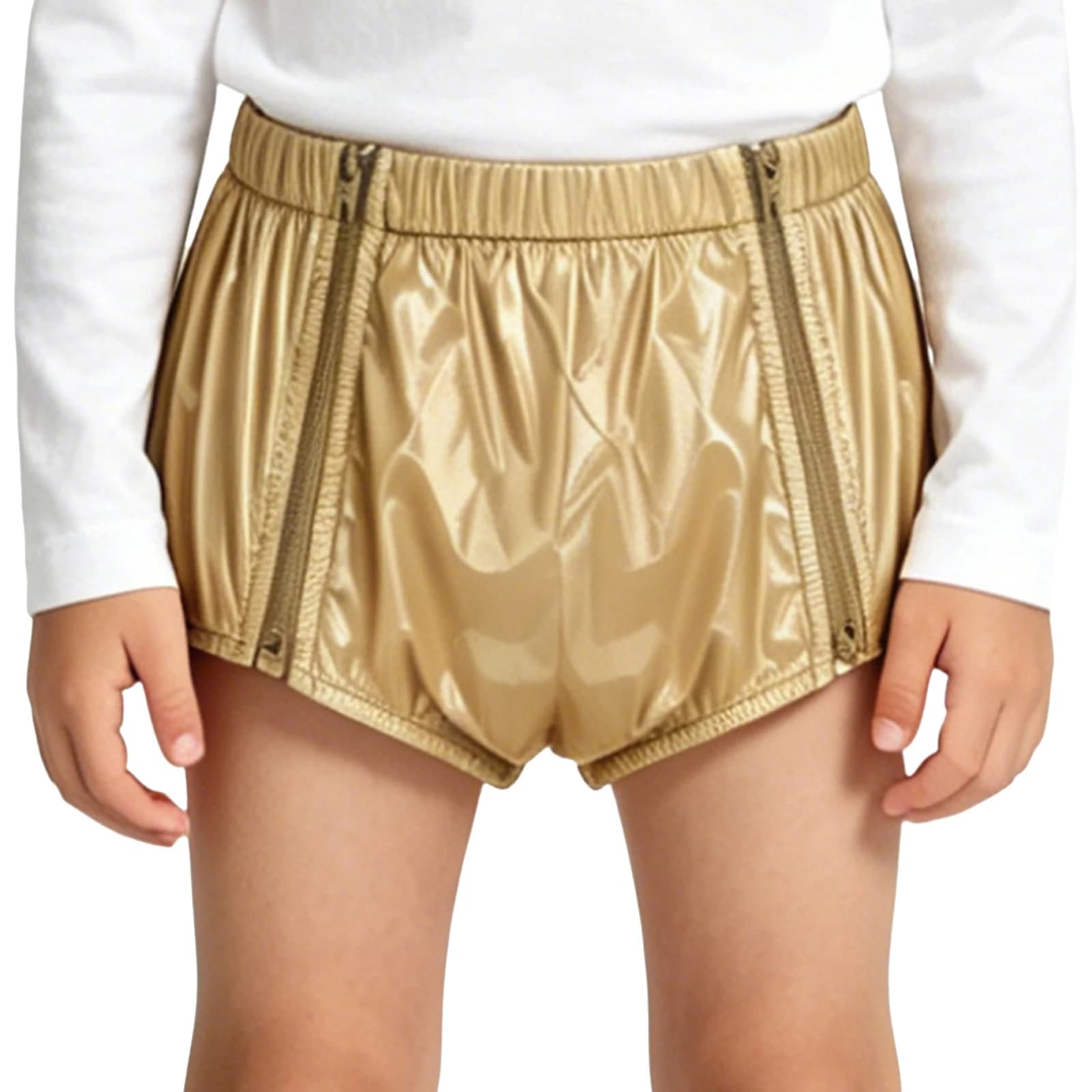 Kid Boys Girls Swim Trunks Waterproof Leak-proof Diaper Cover Easy-to Wear Tear-away Special Needs Adaptive Shorts Bathing Suit