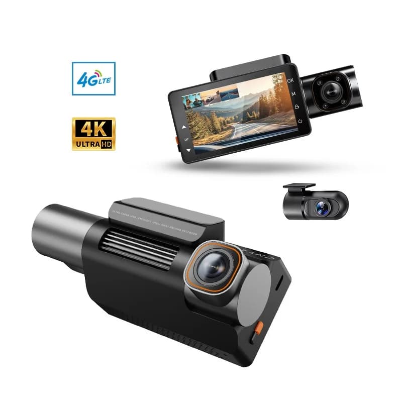 Cross Border 4G Remote Monitoring Dash Cam 4K HD ADAS Alert Fleet Management