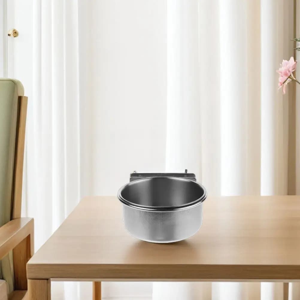 Wall Mounted Dog Bowl Ergonomic Pet Feeder Space Saving Hanging Dog Food Bowl and Water Dish for Dogs and Cats