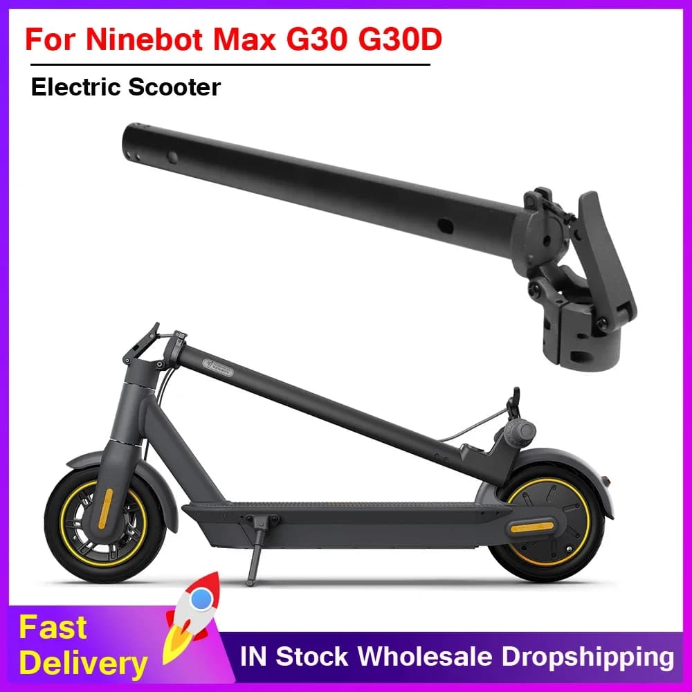 Asta pieghevole per scooter elettrico per Ninebot Segway Max G30 Parte di ricambio per asta di supporto per barra verticale pieghevole durevole
