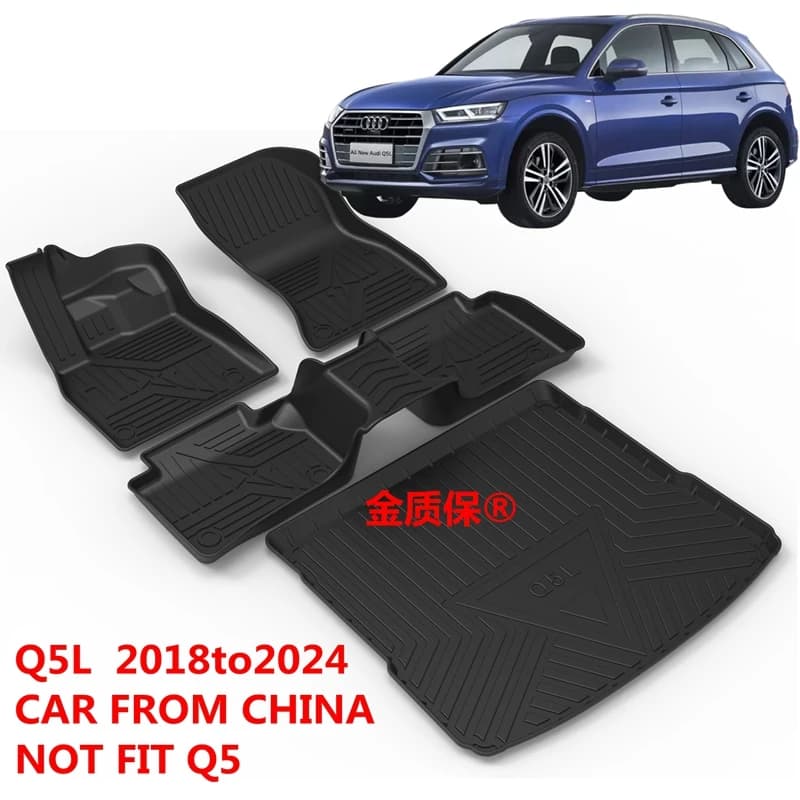 Utilizzare per il 2018-2024 AUDI Q5L tappetino Q5L tappeto AUDI Q5L auto personalizzata AllWeather TPE tappetino Q5L tappetino per bagagliaio AUDI Q5L tappetino