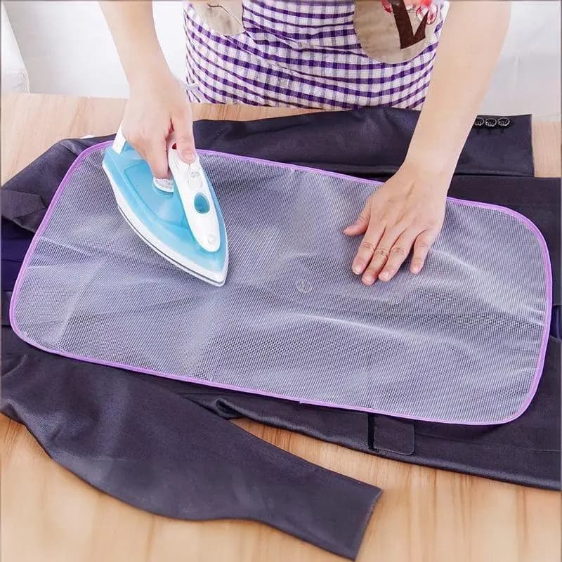 Heat Insulation Ironing Board Pad Cover High Temperature Resistance Anti Scald Mat Random Color for Laundry Room Bedroom