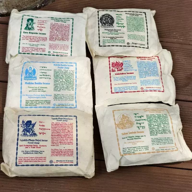 150g Nepalese Plant Incense Powder/Raw Materials for Making Joss Stick Tower Incense Indoor Purify The Air and Calm The Mind