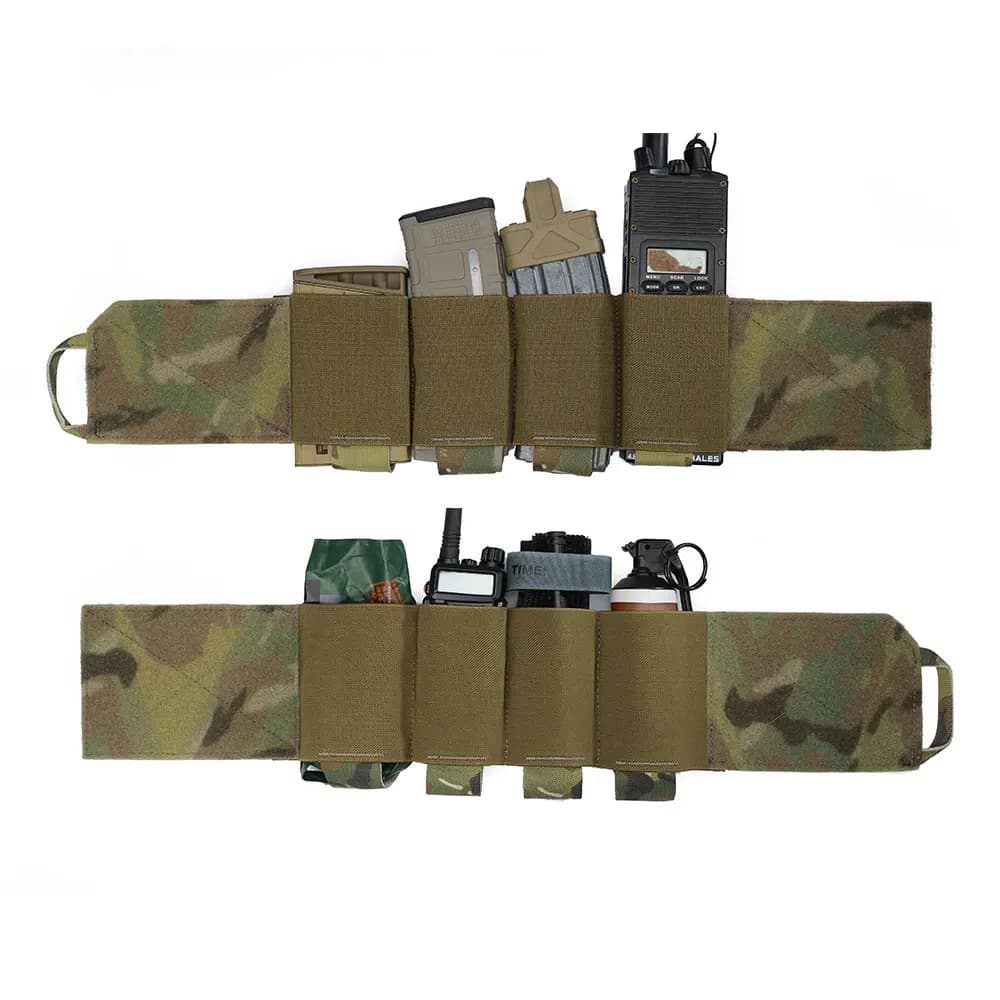 Emersongear Gilet tattico Fascia elastica Set Portapiatti Rimozione Magazine Pouch Cinture per la pancia Borsa per mag Cintura in vita Caccia