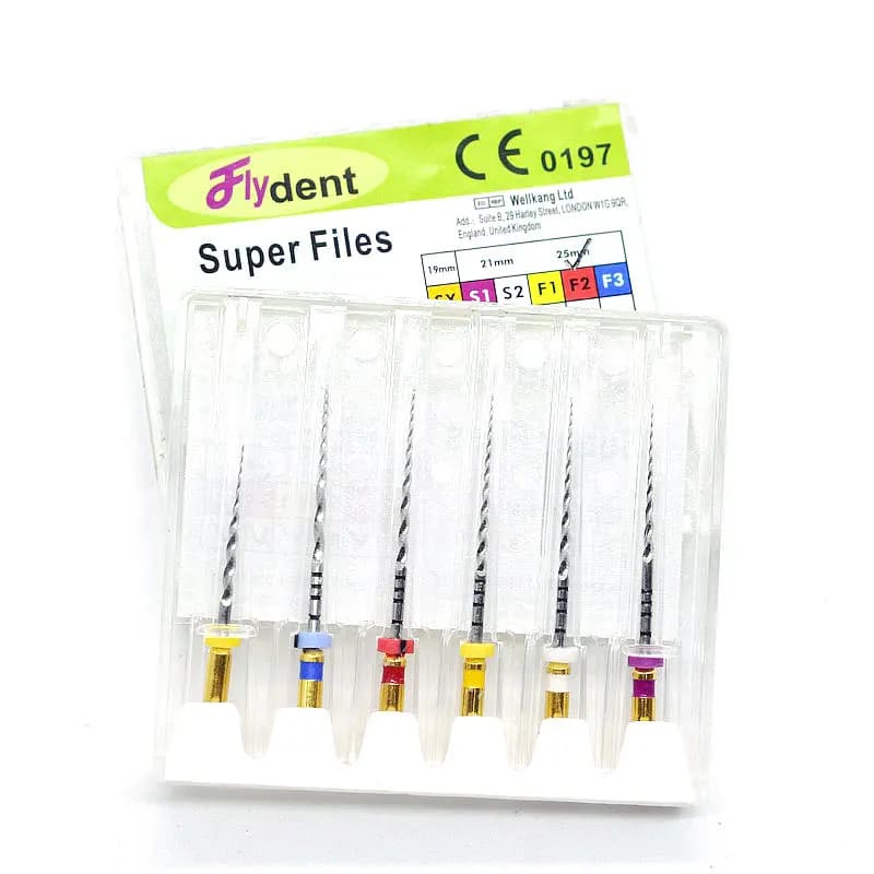 Lime Super dentali Endo lime rotanti Endo Motor Niti Files SX-F3 tnstrement per strumento dentale sbiancante per denti