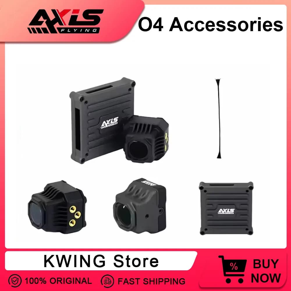 Axisflying Fits Air Drive Case DJI O4 Lite Target Image Transmission Aluminum Parts for Heat Sink for DJI O4 Drone FPV