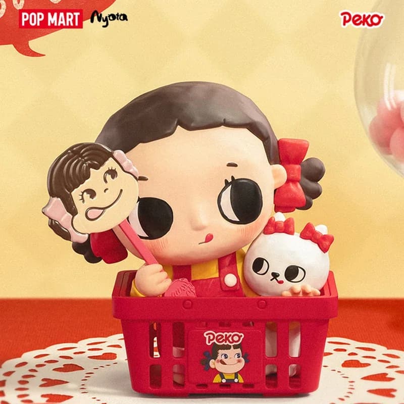 POP MART Nyota Peko Series Blind Box Mystery Box Guess Bag Toys Doll Cute Anime Figure Desktop Ornaments Collection