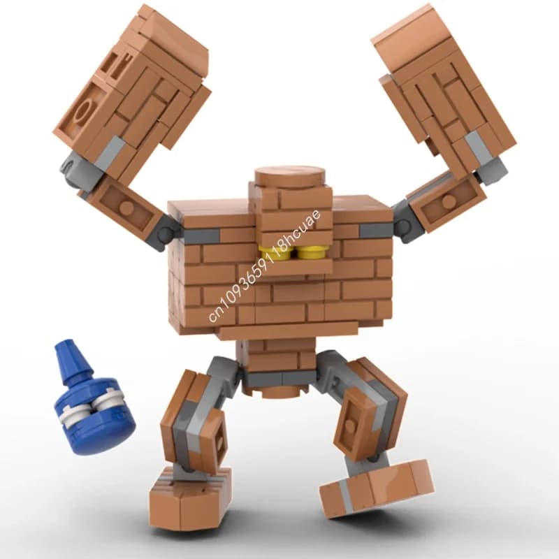 111 Pezzi MOC Ispirati a Dragon Quest, Blocchi da Costruzione Castello di Golem, Mattoncini Educativi, Giocattolo per Bambini, Regalo di Compleanno e Natale